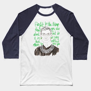 Ruth Bader Ginsburg Baseball T-Shirt